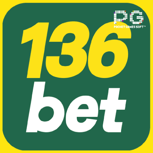 Imagem promovendo a página oficial da 136BET no Facebook
